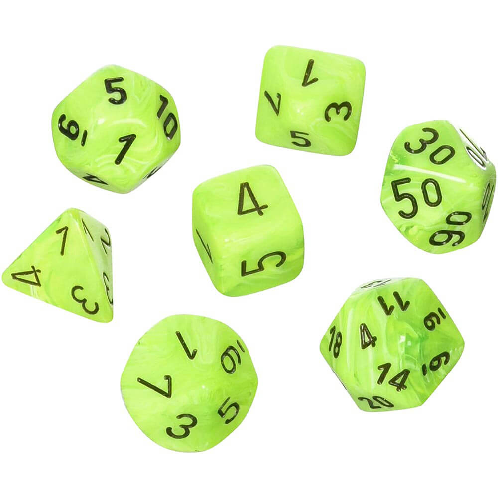 D7 die set terning virvel poly (7 terninger)