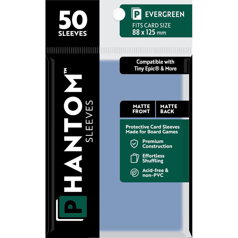 Evergreen Phantom Sleeves 50pcs (88x125mm)