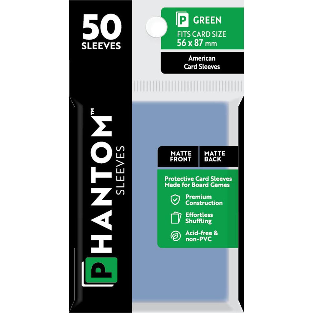 Mangas Phantom Green 50pcs (56x87 mm)