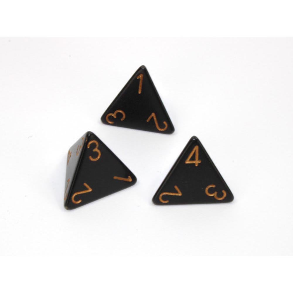 Chessex Opaque D4 Polyhedral Dice