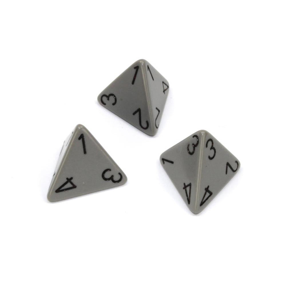 CHESSEX OPAQUE D4 DICE POLIEDRALES