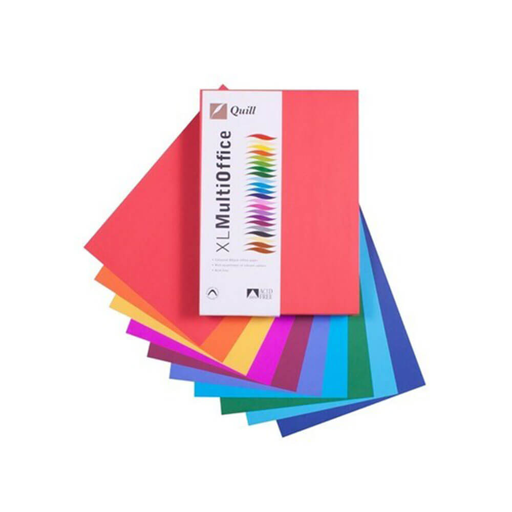 Quill Copy Paper A4 (500pk) assorti