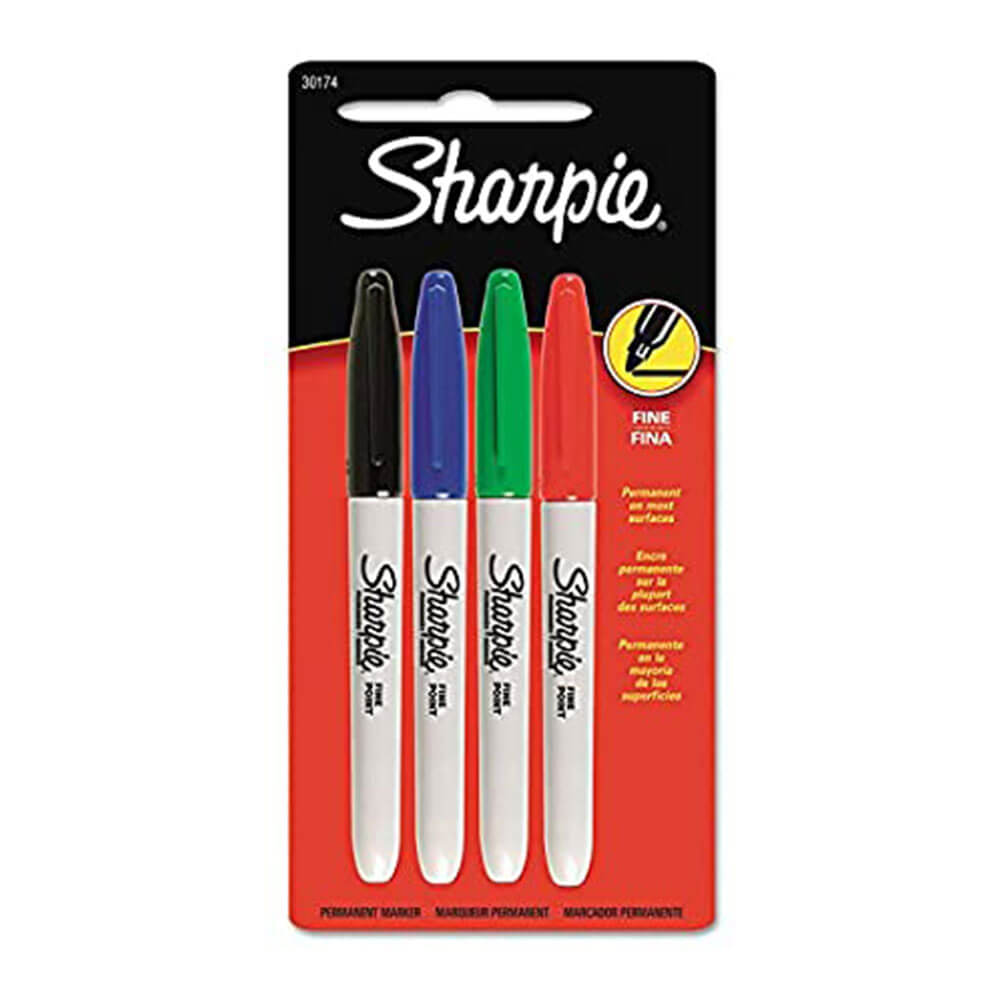 Sharpie fin permanent markör blandad