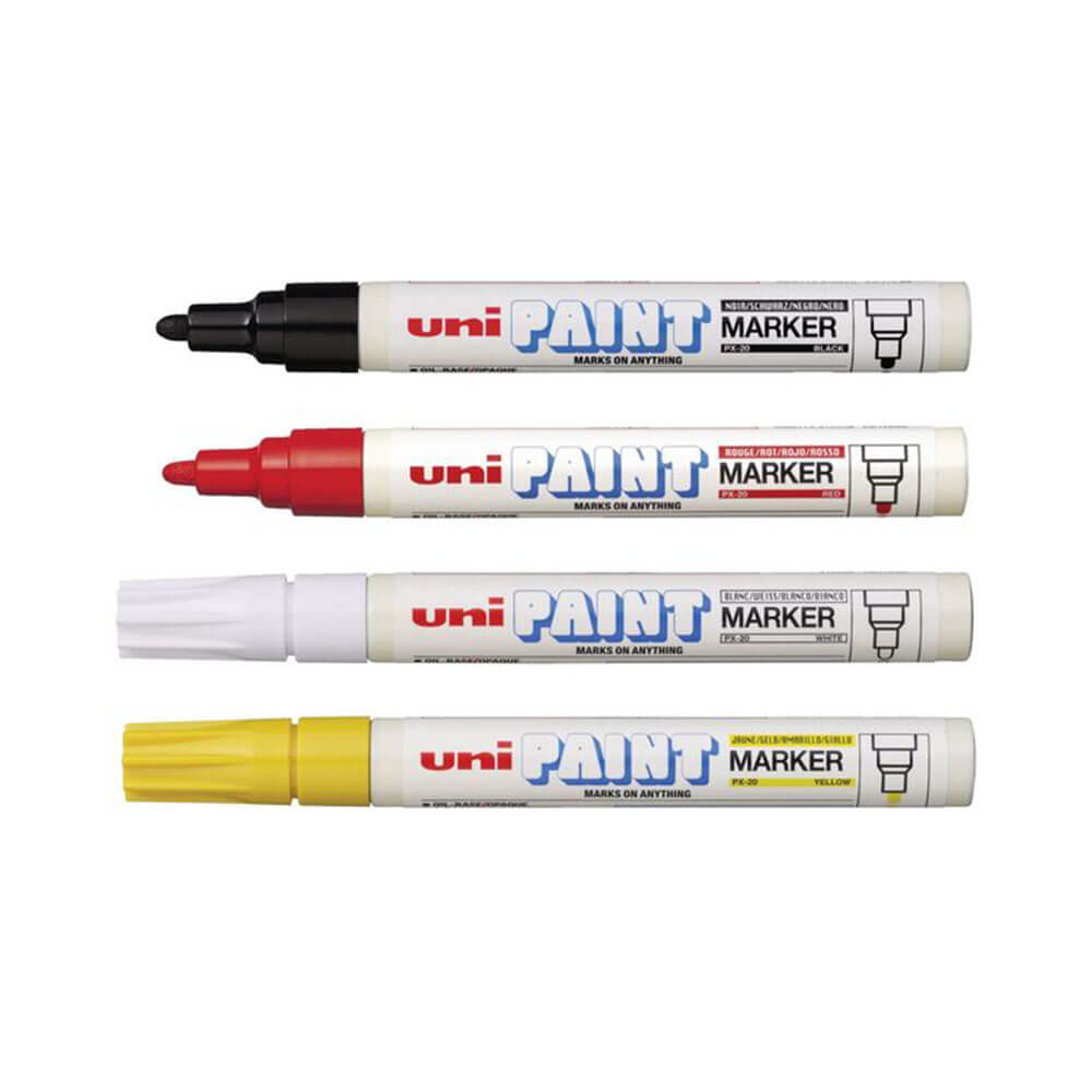 Marcador de tinta uni (4pk)