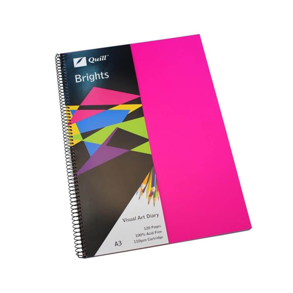 Quill Brights Visual Art Diary A3 (60 blader)