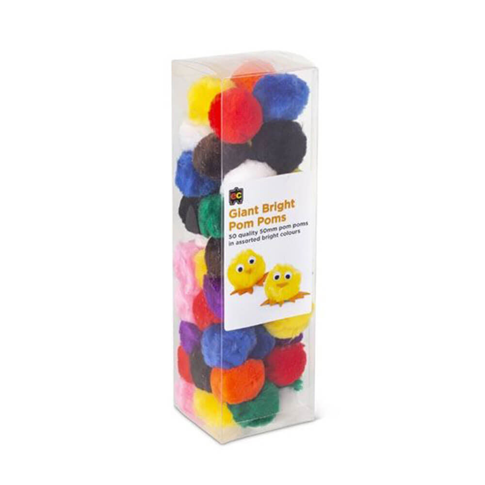 EC POM POMS 50 mm (50 pk)