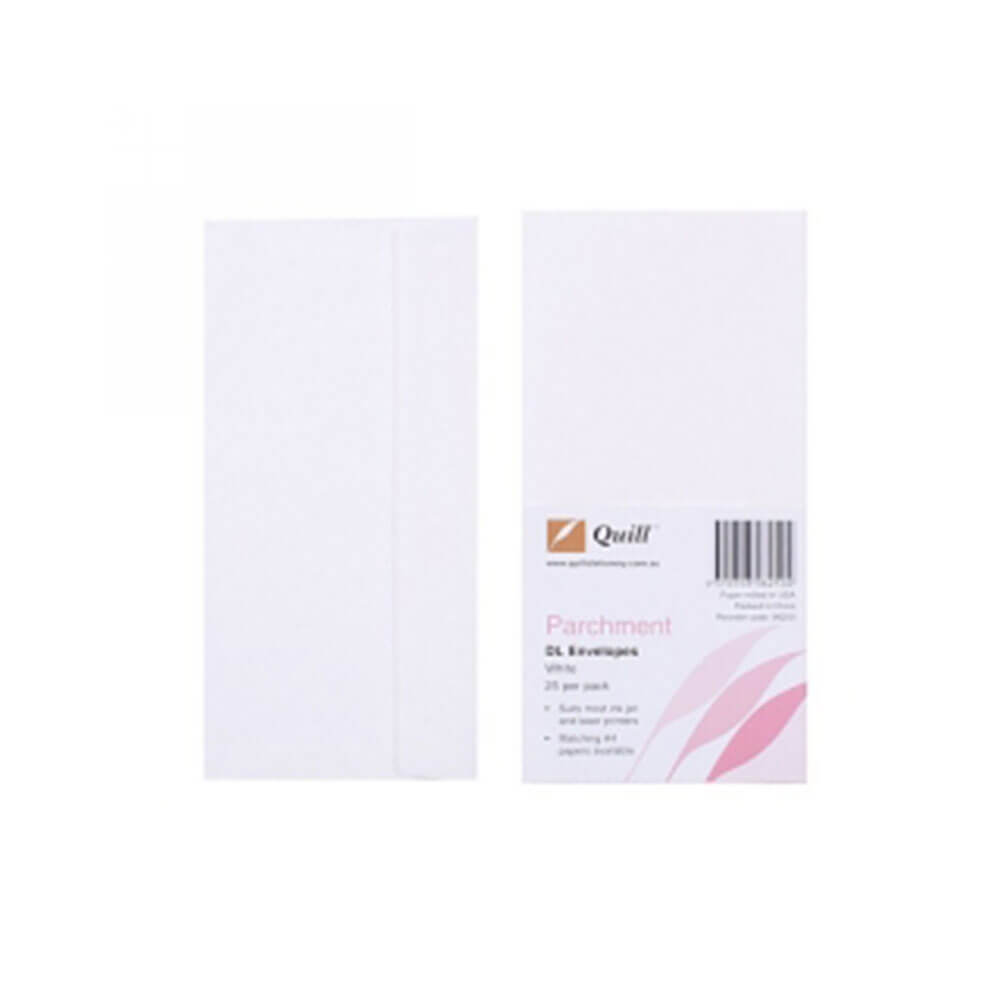 Quill pergamentkonvolut DL (25pk)