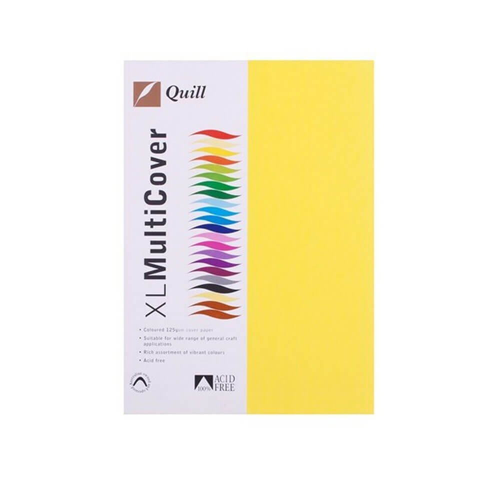 Quill Cover Paper A4 125GSM (250pk)