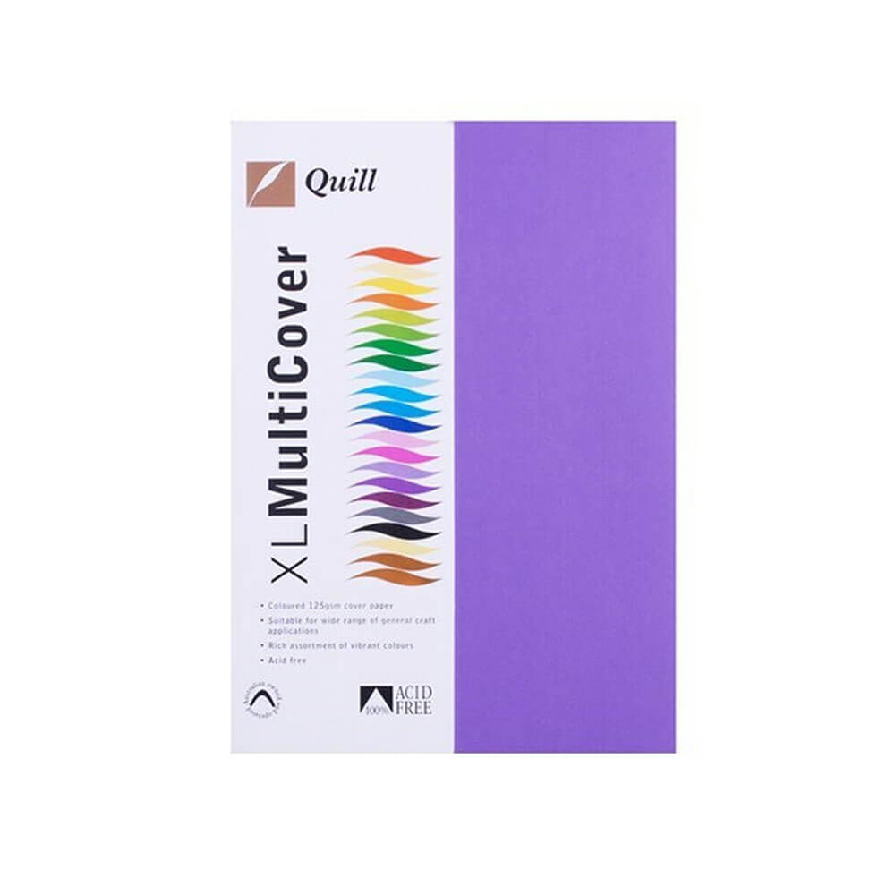 Quill Cover Paper A4 125GSM (250pk)