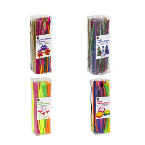 EC Chenille Stems 30cm 200pk