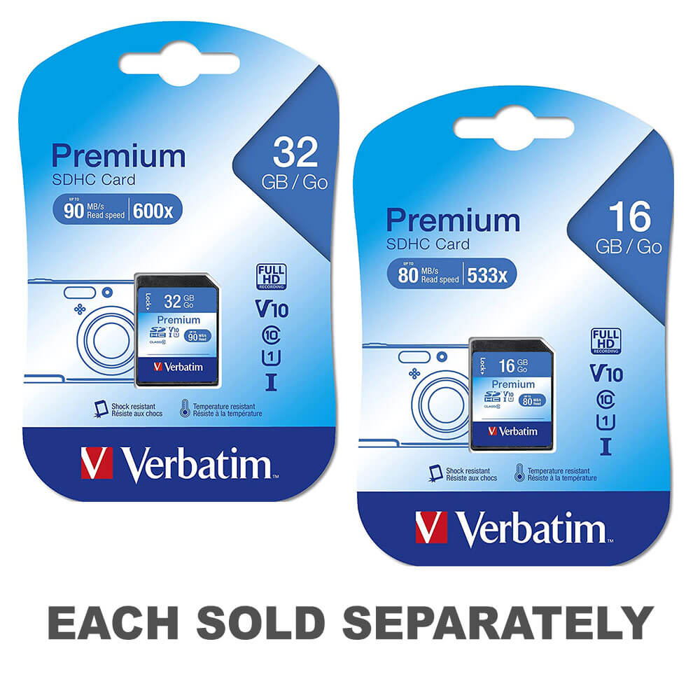 Verbatim Class 10 SDHC Memory Card