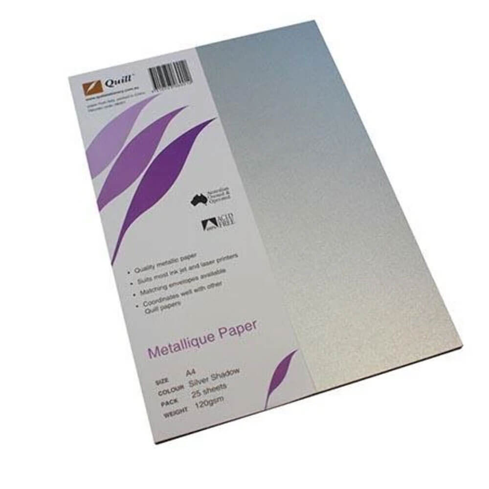 Papel Metallique de Quill A4 (25pk)