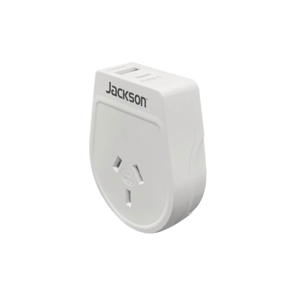 Jackson Industries Outbound USB-A＆C Travel Adapter