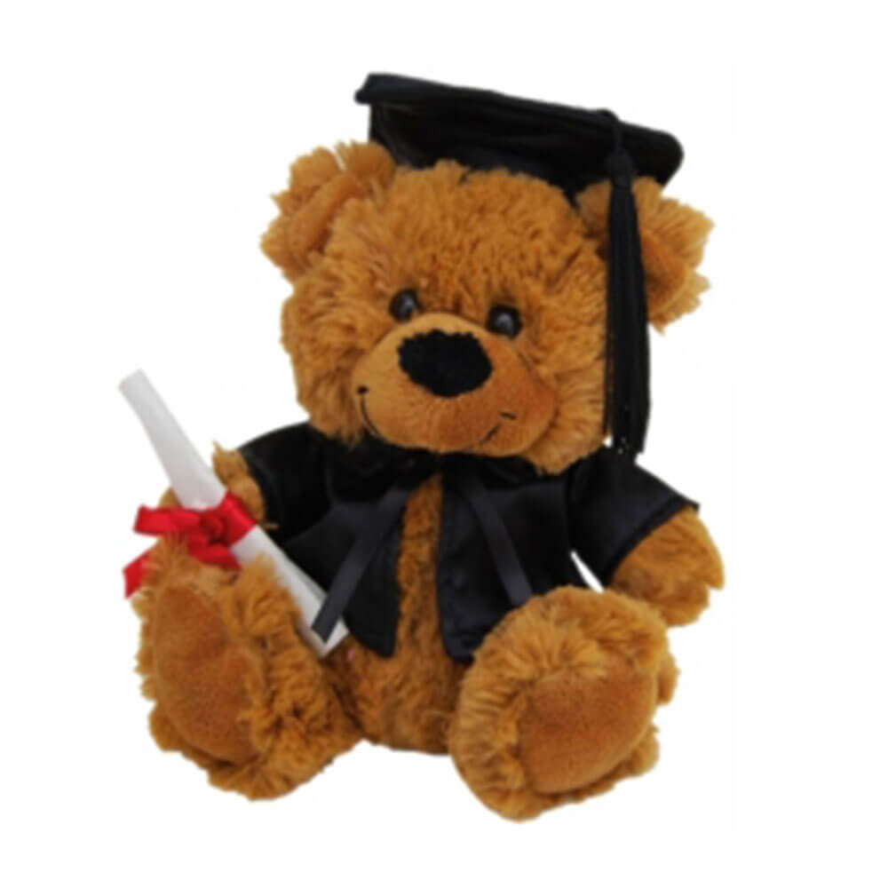 Elka Bear Jelly Graduation Soft Toy (marrón)