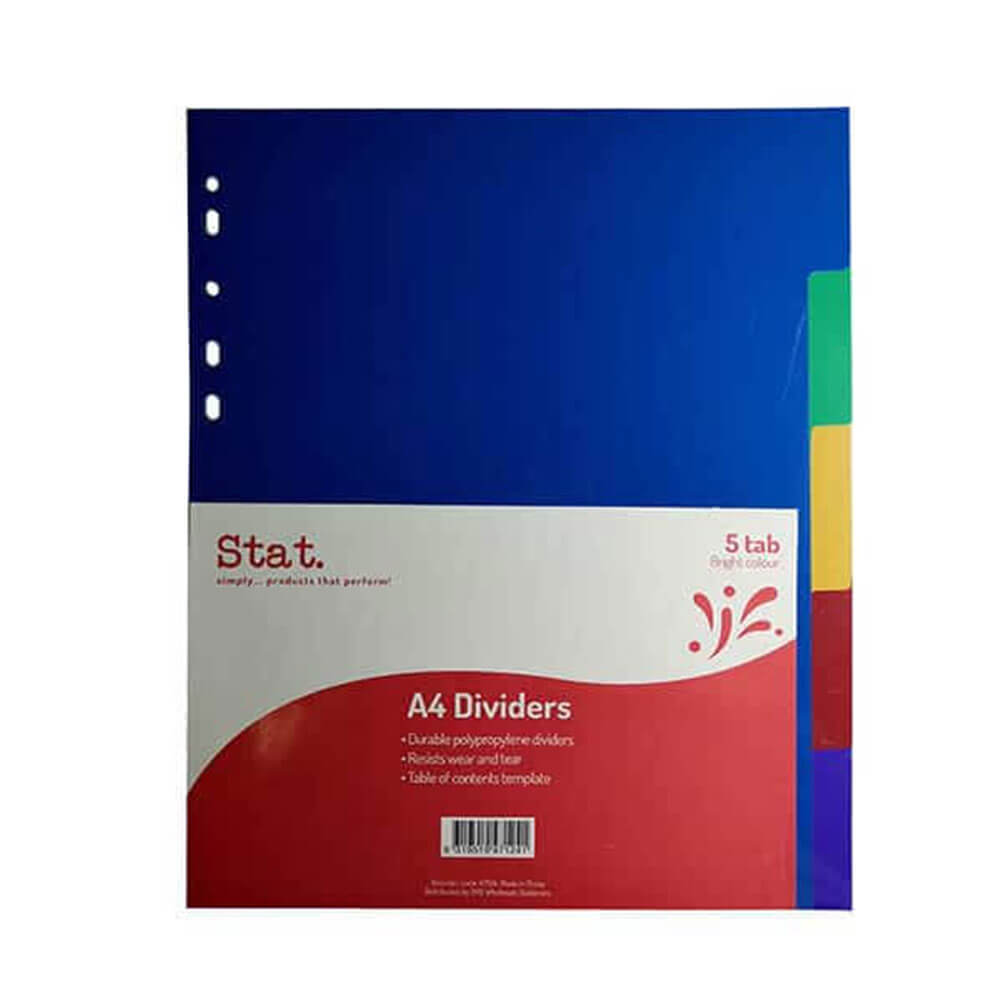 Stat Plastic Dividers A4 (kolorowy)