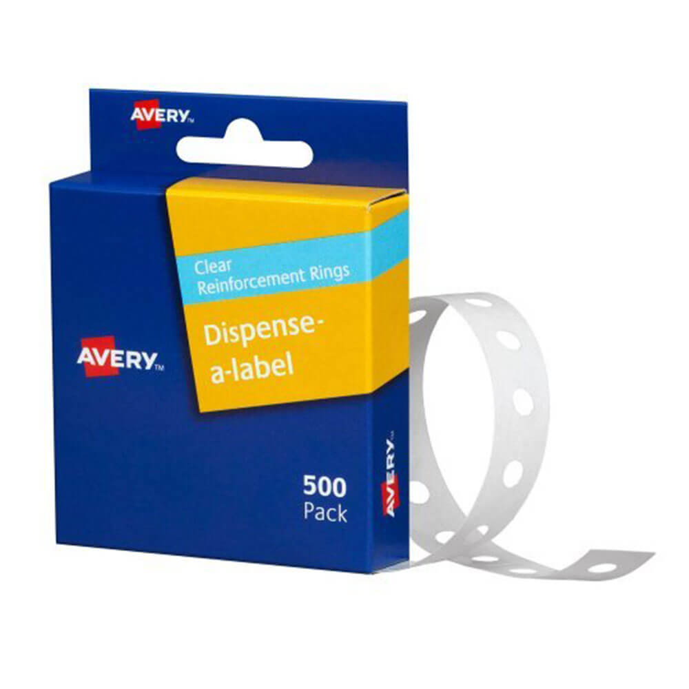 Avery Reinforcement Rings Vinyl (Clear)