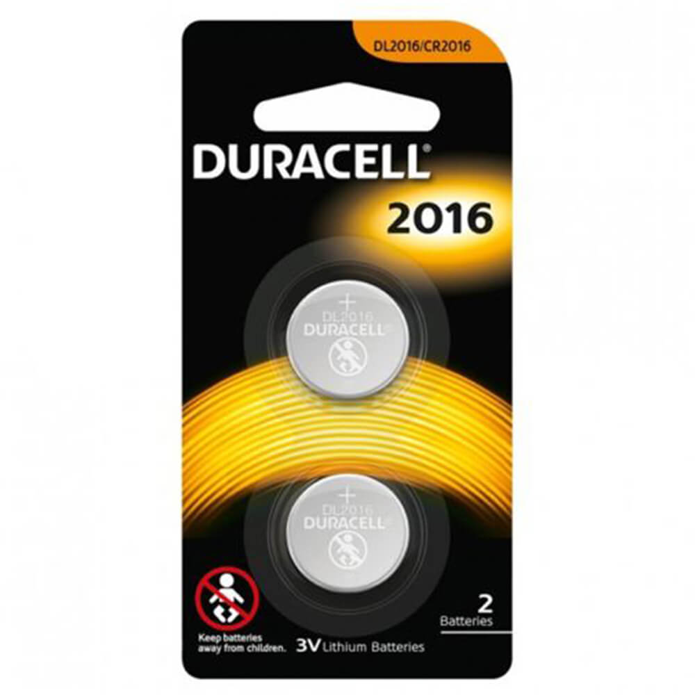 Duracell Lithium Button Batteries (2pk)