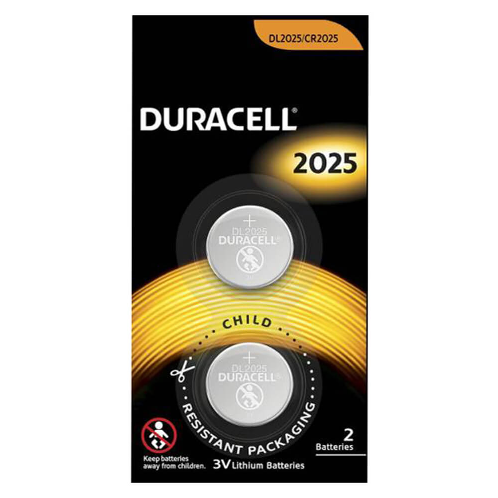 Duracell litiumknappbatterier (2pk)