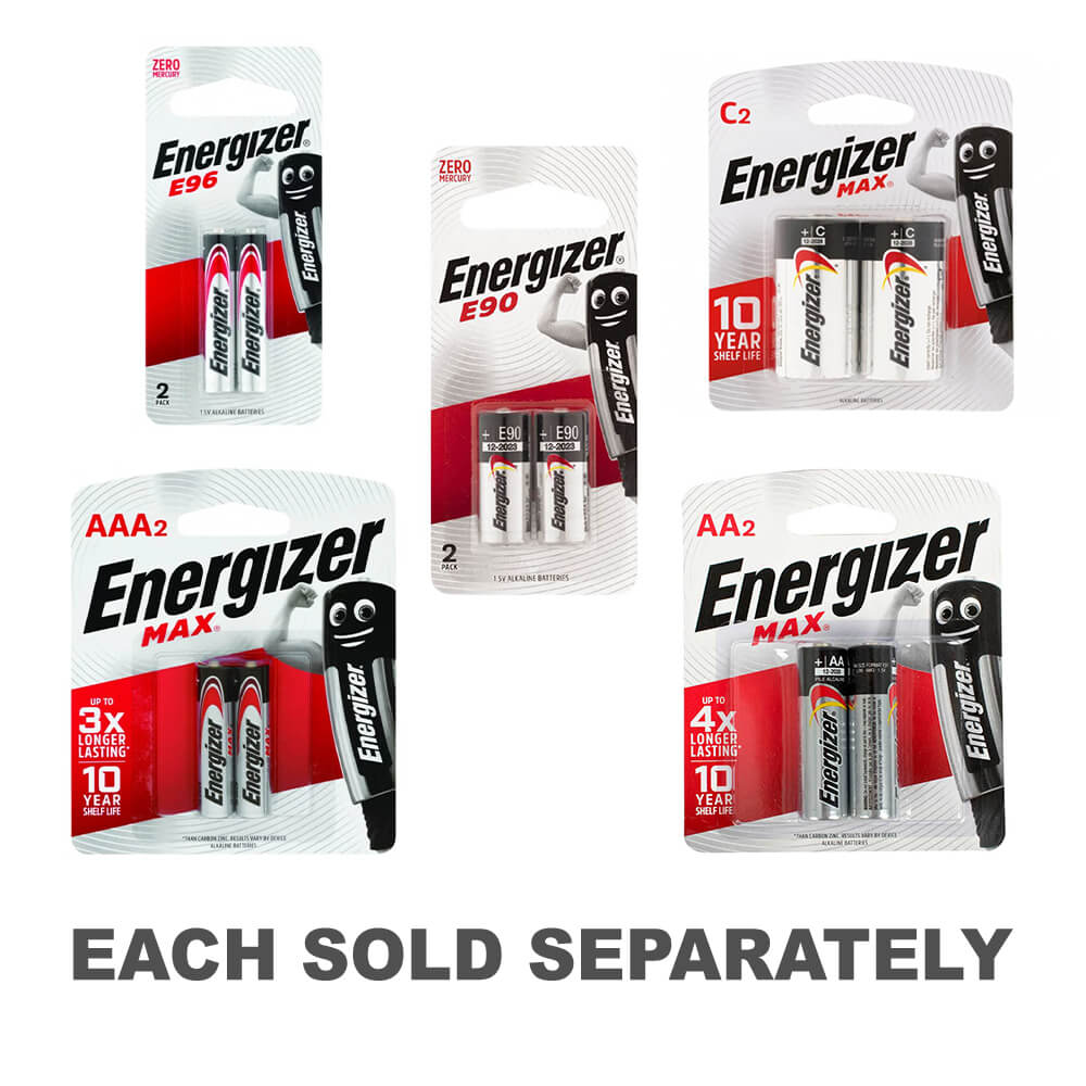 Energizer Alkaline Batteries (2pk)