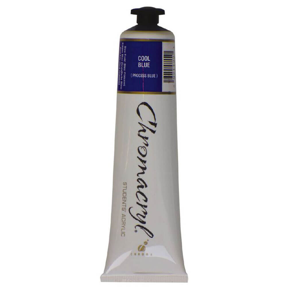 Pintura acrílica dos alunos de cromacryl 75ml