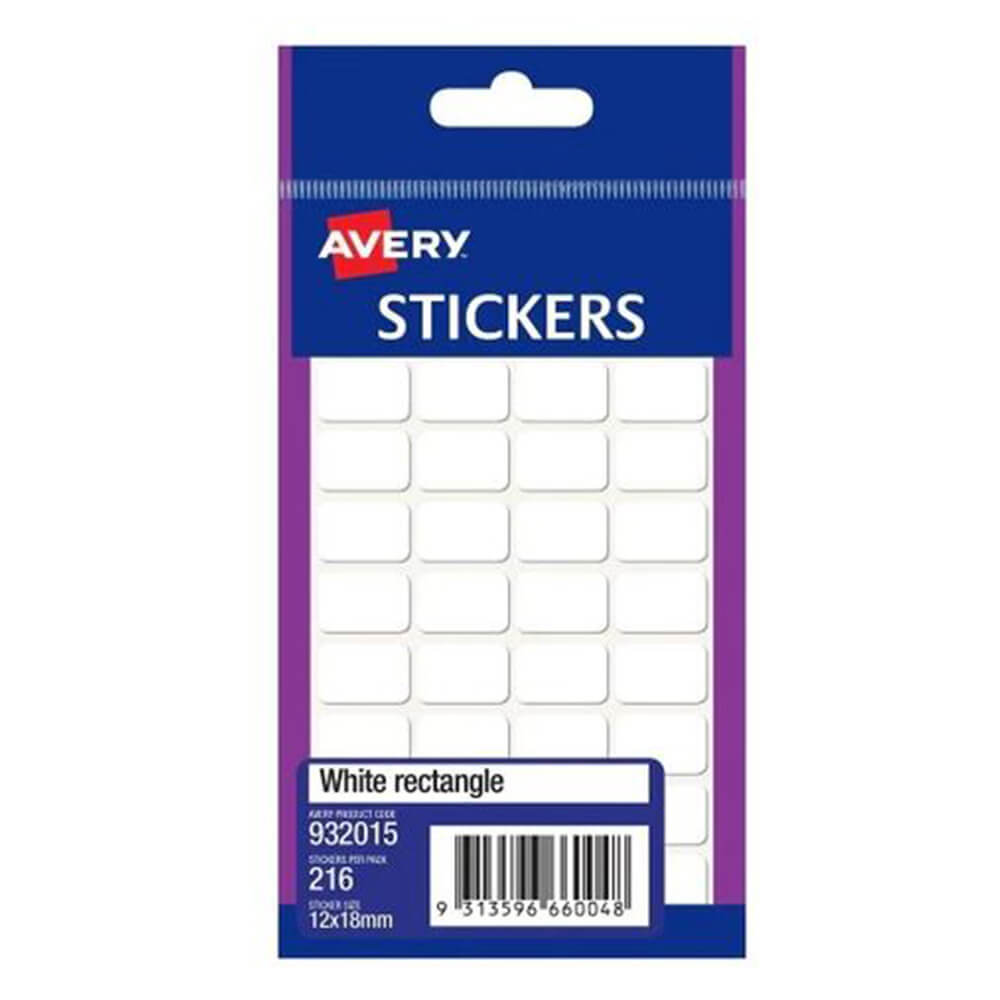 Avery multifunctionele rechthoeklabel (12x18)