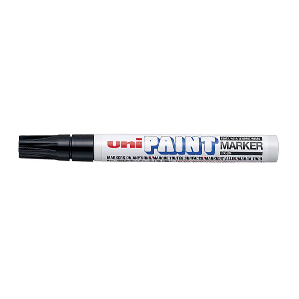  Uni PX20 Lackmarker mit mittlerer Rundspitze, 12 Stück