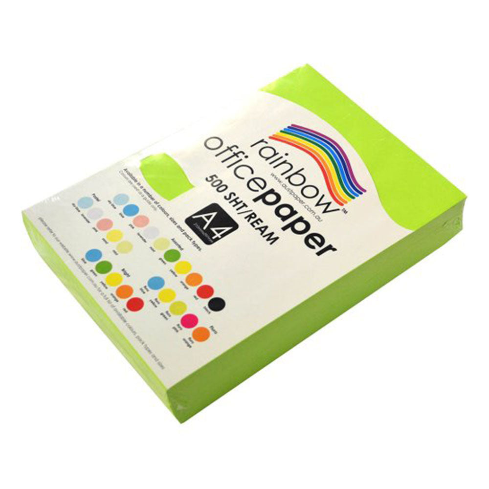 Rainbow A4 Fluoro Copy Paper 75GSM 1-REAM