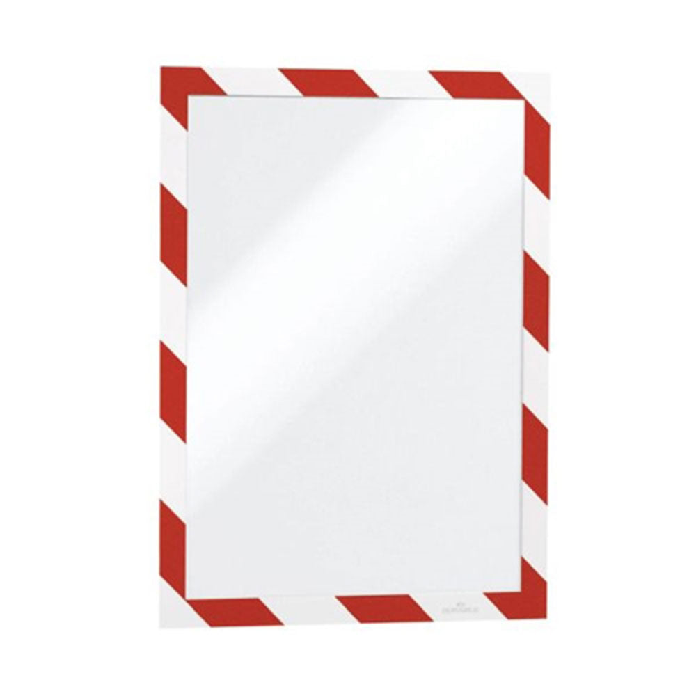 Duurzame A4 DuraFrame Security Safety Sign 2PCS