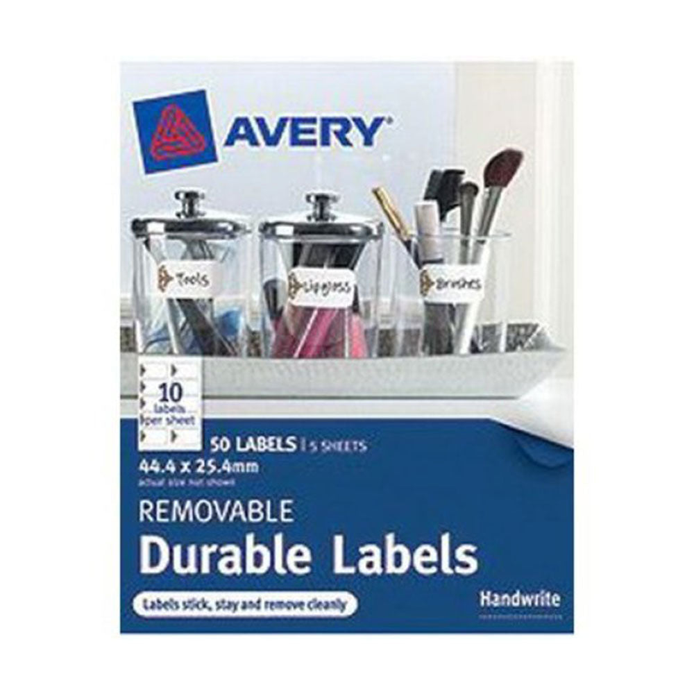 Avery Writable Organize Labels 50pcs (44x25 mm)