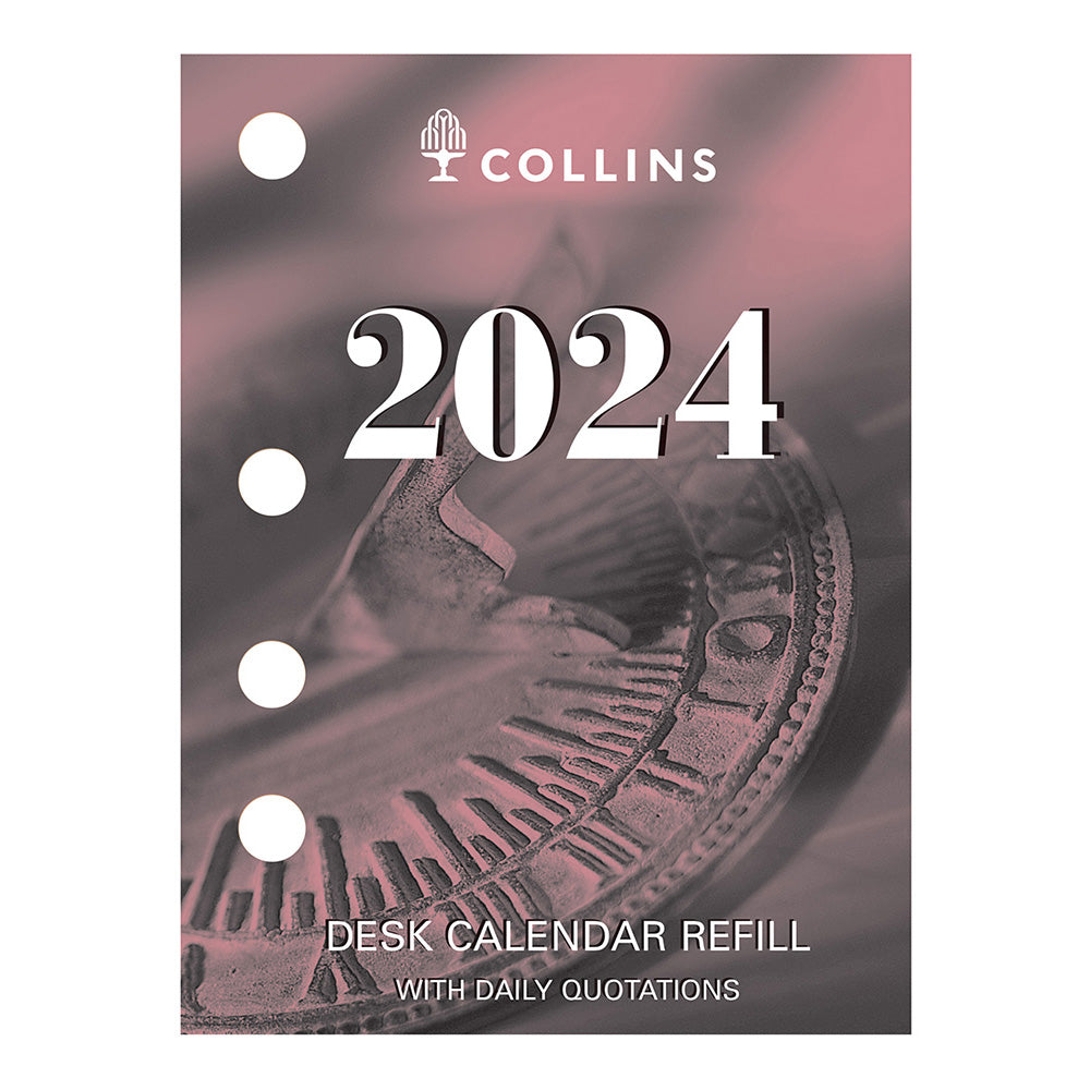 Collins Debden 2024 Kalendarz biurka 76x102mm