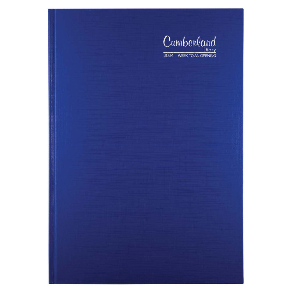 Cumberland Premium Casebound A4 2024 Diário (azul)