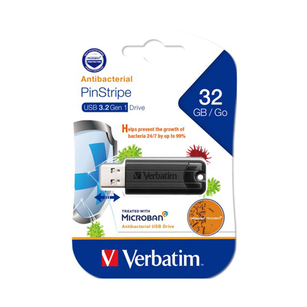 Verbatim Store n Go Microban 3.0 USB Drive（黒）