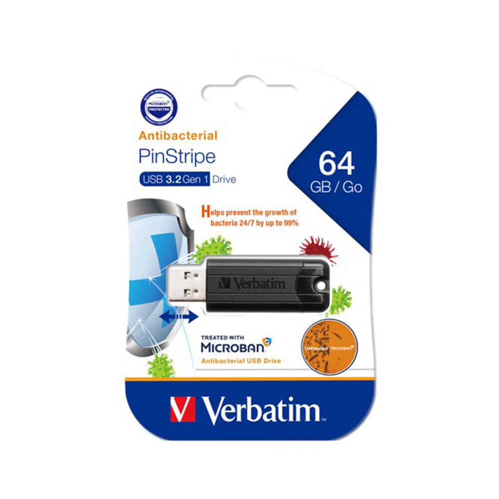 Store verbatim n Go Microban 3.0 USB Drive (preto)