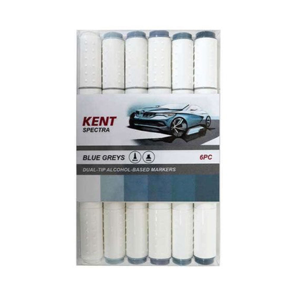 Kent Spectra Graphic Design Marker Set 6 st