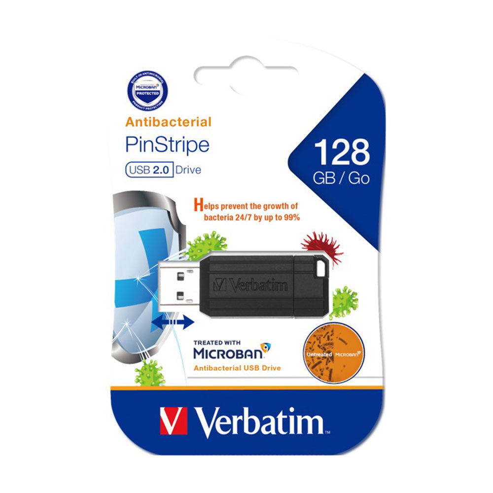 Verbatim Store N Go Microban 2.0 USB Drive (sort)