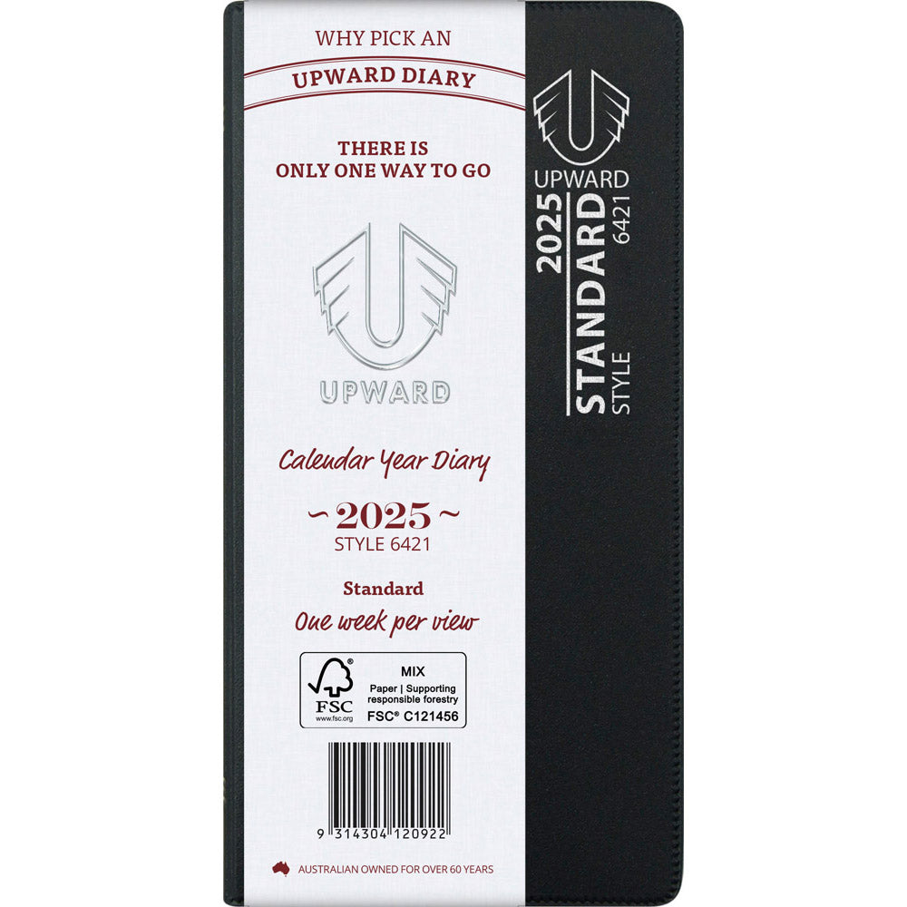 Opad PVC Cover WTV 2025 Diary 148x74mm (sort)