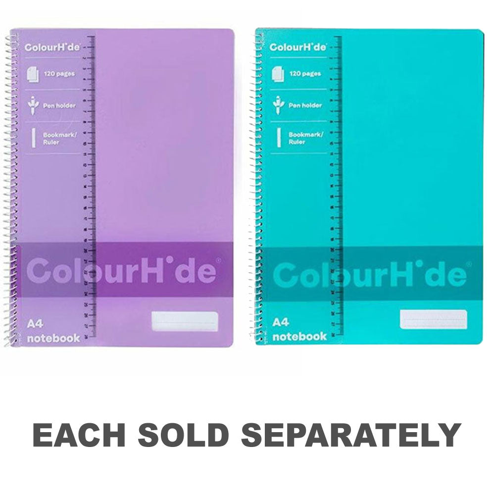 Colourhide A4 Notebook 120pg