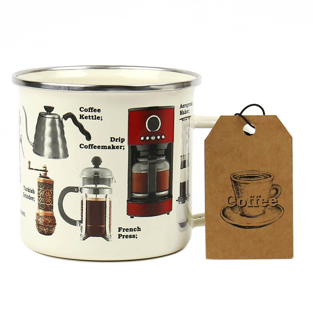 Gift Republic Camping Enamel Mug