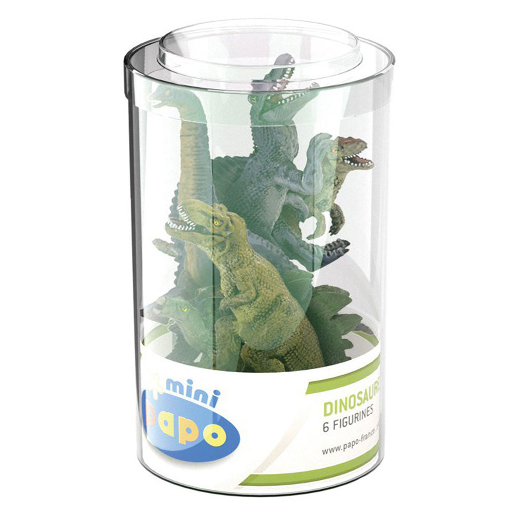 Figurki Papo Mini plus dinozaurów 6pcs