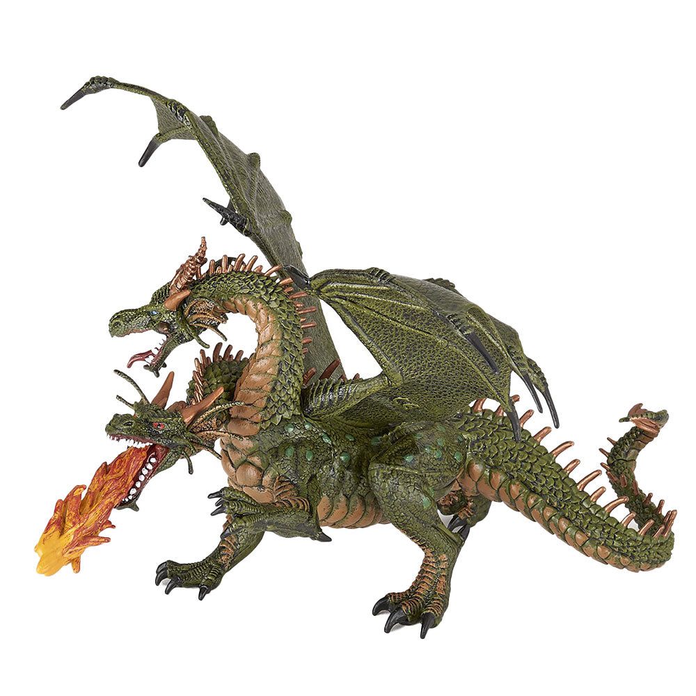 Papo Two Deaded Dragon Figurine