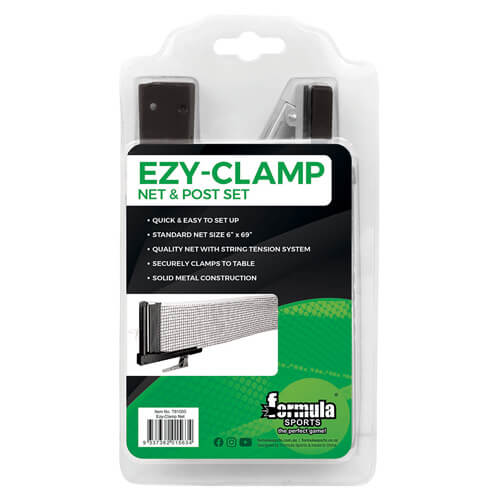 Formula Sports Table Tennis Ezy Clamp Net & Post Set