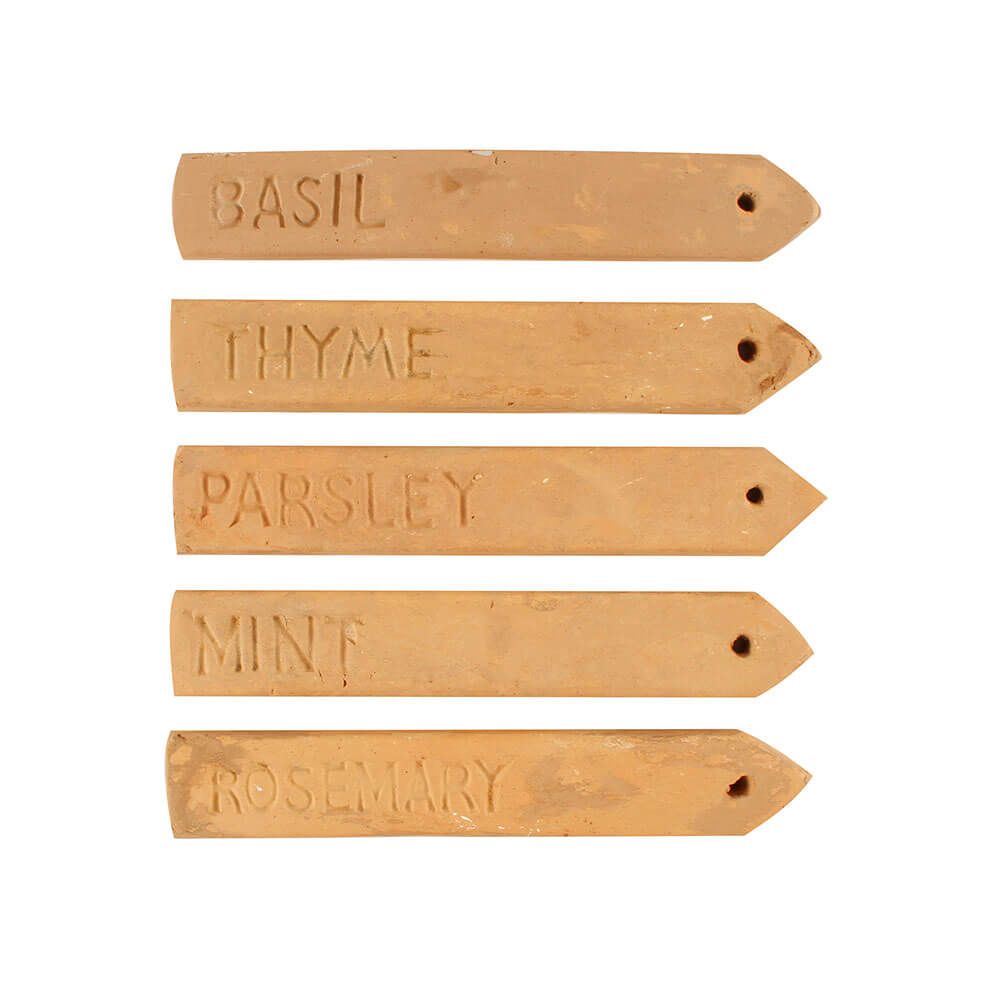 Caharin VEGGIE MARKERS Terracotta Set di 5