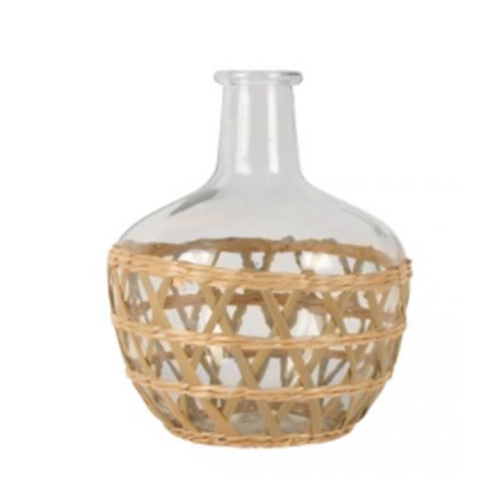 Tate Seagrass vevd vase