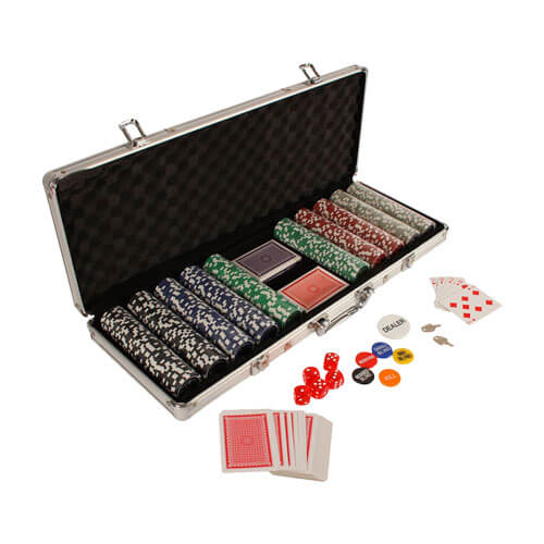 Poker Game Playset with Aluminium Carry Case