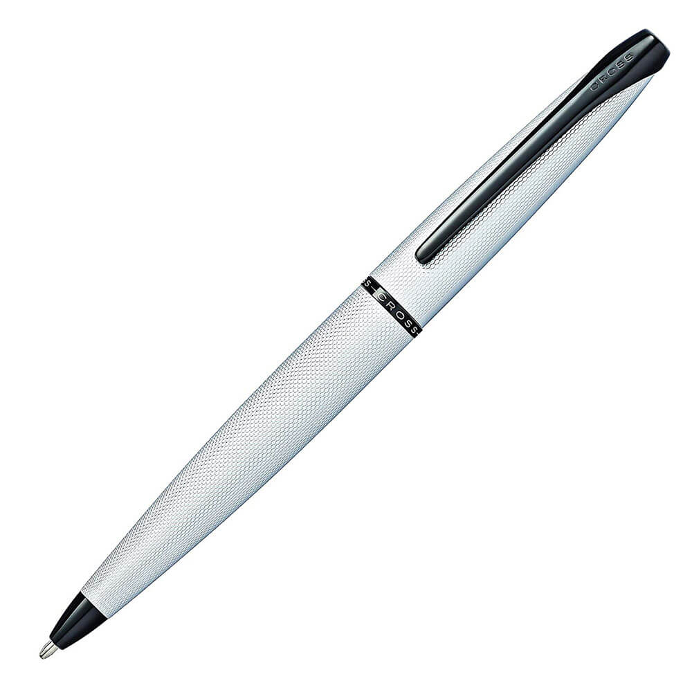 ATX Brushed Chrome Etched Diamond Pen