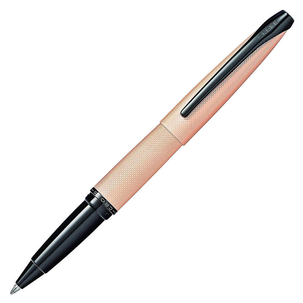 ATX Brushed Rose Gold Etched Diamond Pen