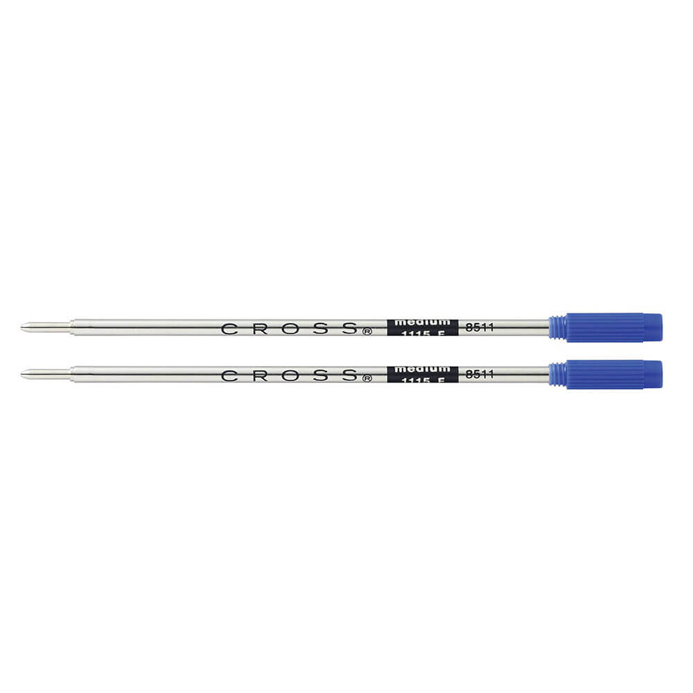 Ballpoint Pen Medium Rebill 2 pack