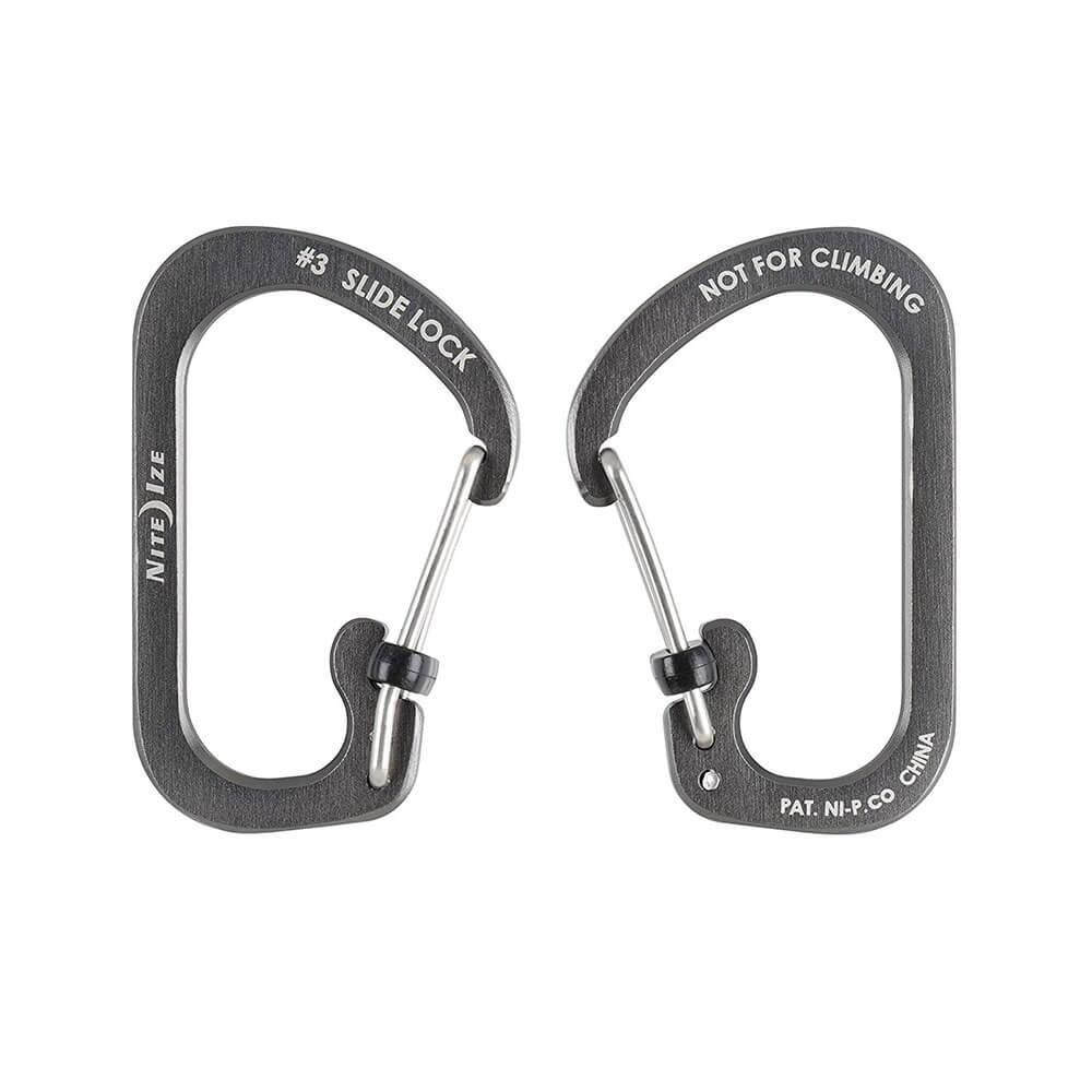 Slidelock karabiner aluminium