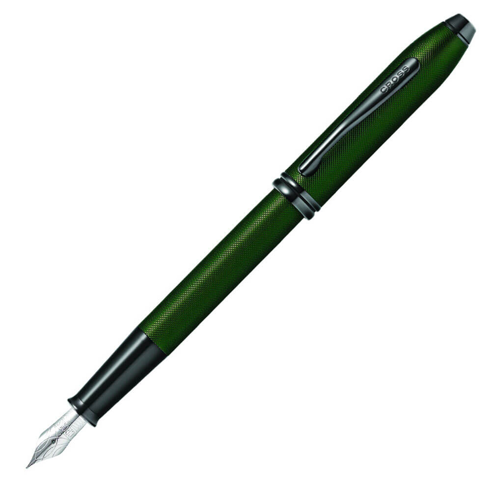 Townsend Green Microknurl og HP Black Fountain Pen