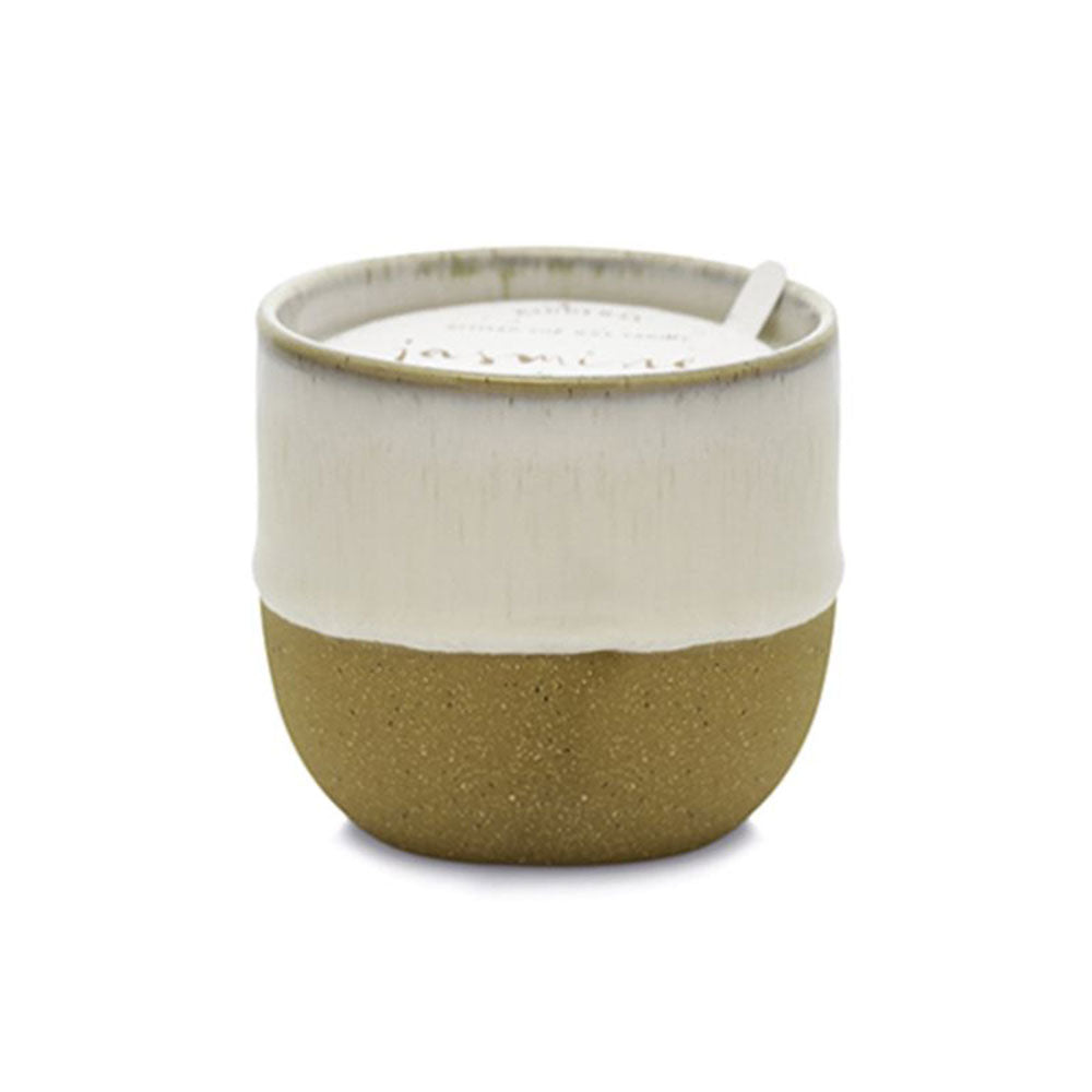 Kin Jasmine & Bamboo Candle in Ceramic (bianco)